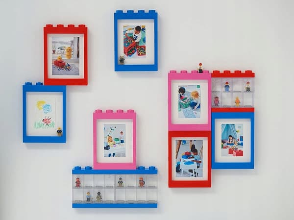 LEGO Minifigure Display Case 8 (red)