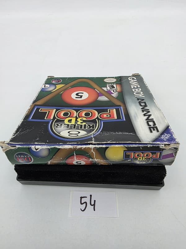 GAME BOY ADVANCE KILLER 3D POOL – ORIGINAL CARDBOARD BOX