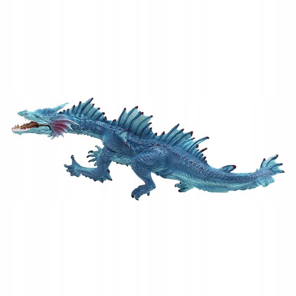Velociraptor Standing Dinosaur Model Figurine – Early Learning Toy – Blue