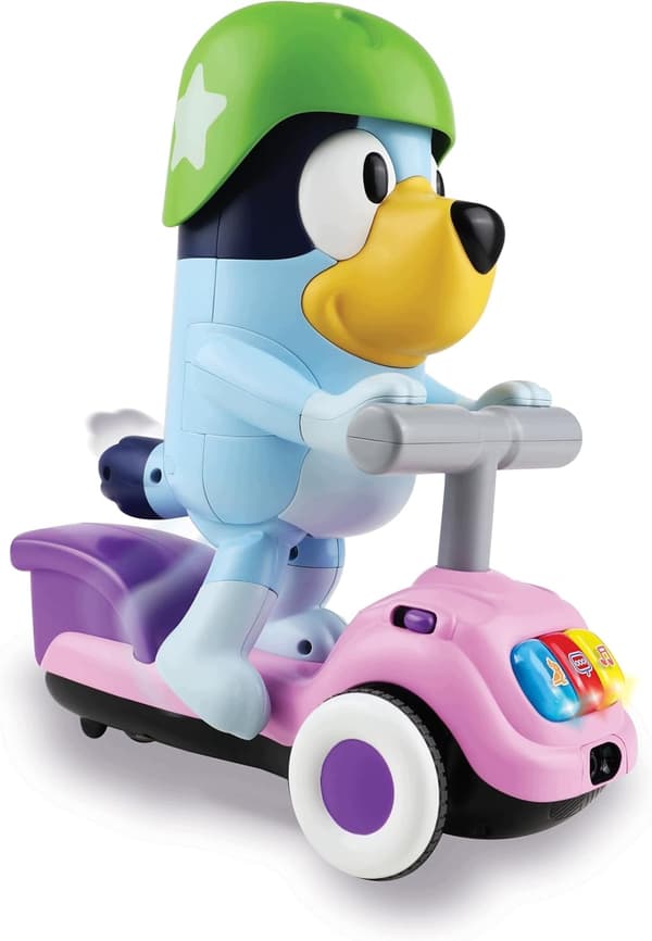 VTECH Bluey: Scooter Time – Bluey Interactive Figure – Spanish Version