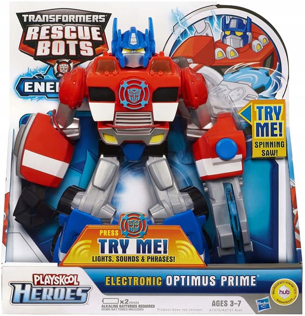 Electronic Optimus Prime Transformers Figurine