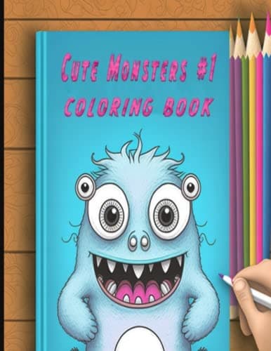 Colouring Book: Cute Monsters #1