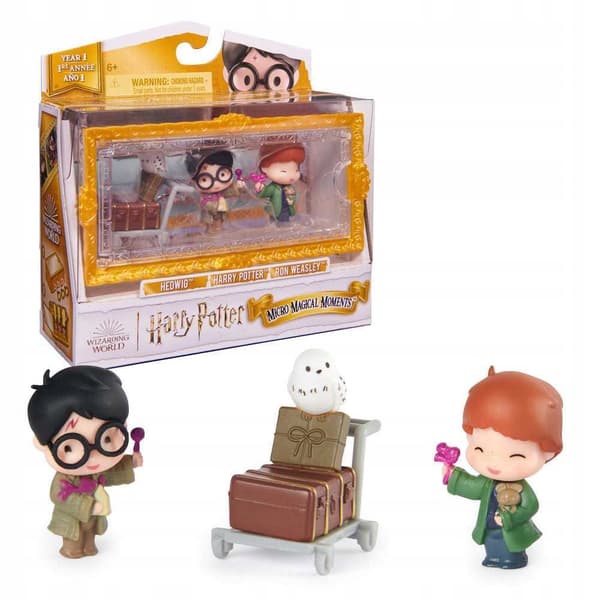 Wizarding Harry Potter Magical Minis Harry Ron 3-pack