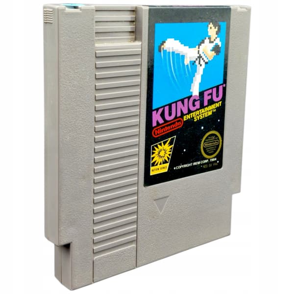 Nintendo NES Kung Fu game + case #2