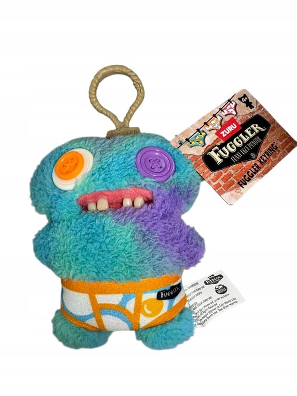 FUGGLER KEYRING MASCOT ZURU FUNNY UGLY MONSTER TEETH GIFT