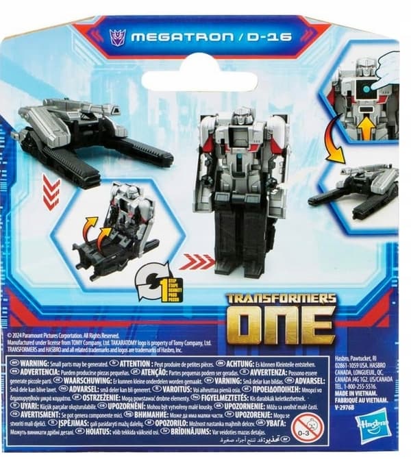 Transformers 10cm ONE Megatron D-16 1-Step Figure by Hasbro – Age 6+