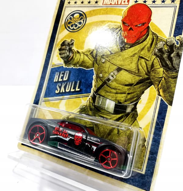 HOT WHEELS RED SKULL 4/6 BULLY GOAT