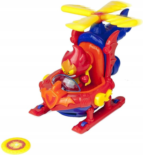 SUPER ZINGS SERIES 5 FIRE STRIKE 2-FIGURE SET: FIRE ENGINE AND HELICOPTER