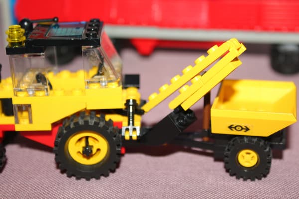 LEGO CITY TOWN TRAIN 4543 INSTRUCTIONS: Railroad Tractor Flatbed