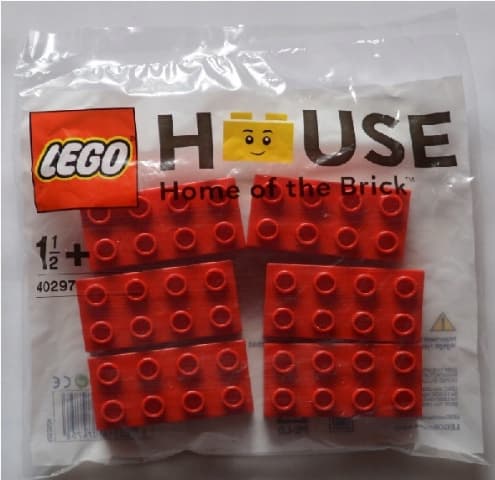 New Lego 40297 Lego House Duplo Red Bricks – red bricks, misb 2017