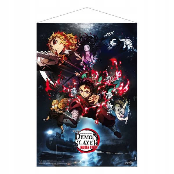 WallScroll – Demon Slayer: Kimetsu no Yaiba Mugen Train Key Visual 50 x 70