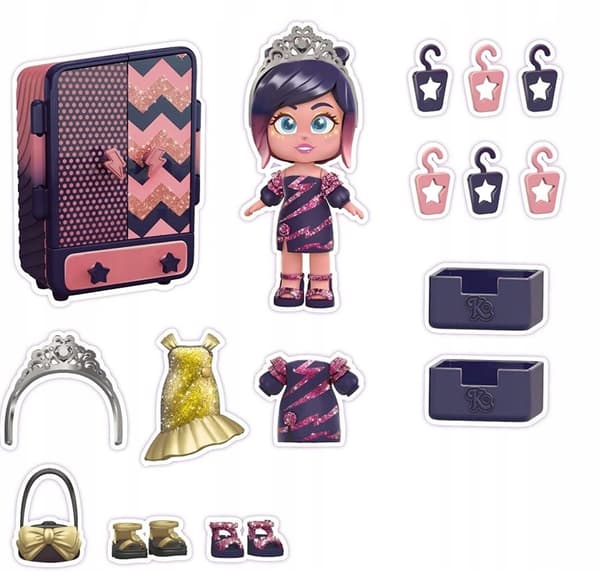Kookyloos Ava’s Wardrobe Set with Figurine S2