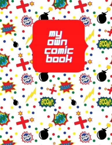 My Own Comic Book: Blank Drawing Comic Strip Notebook, 8.5 x 11 inches, 50 pages