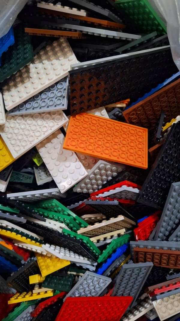 Lego bricks, 0.5 kg per weight, mixed