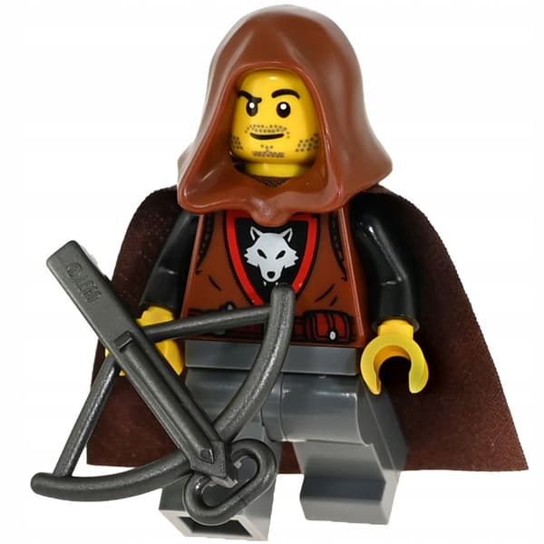 LEGO Castle Wolfpack Knight with Crossbow minifigure from set 10332