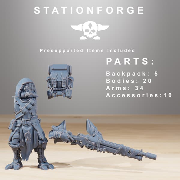 Scavenger Rangers byggesett – Station Forge