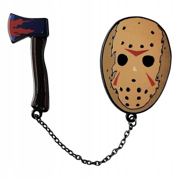 FRIDAY THE 13TH PIN BADGE SET