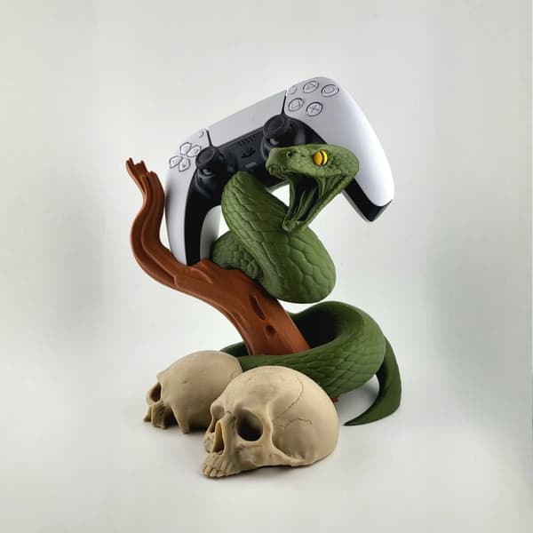 PS5 Controller Stand – Premium 3D Snake
