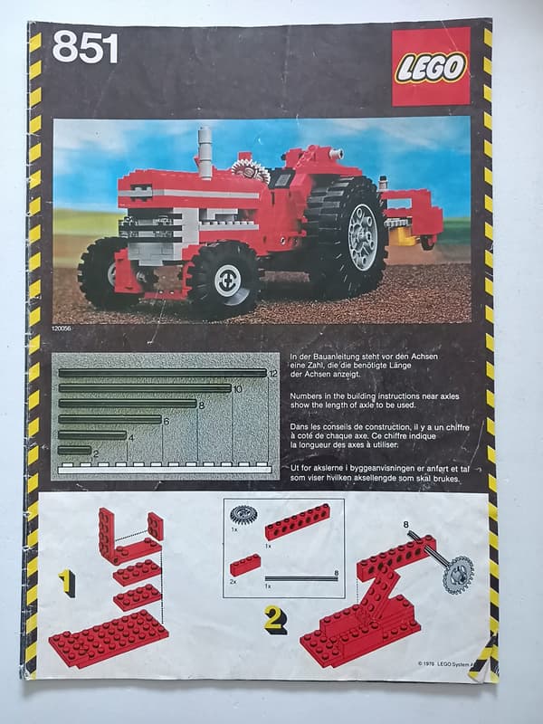 LEGO Technic 851 Instruction Manual