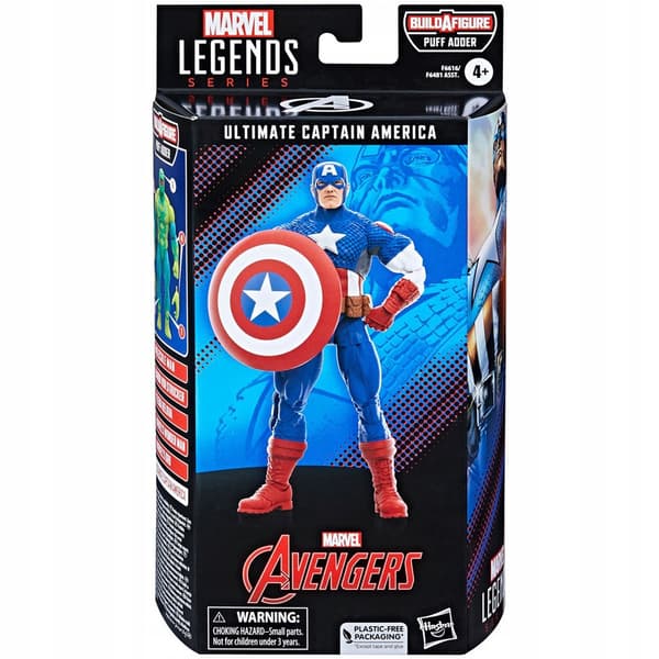 Captain America (Ultimate; Puff Adder series) Marvel Legends action figure