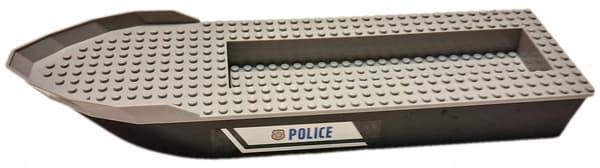 00A36 Lego boat hull, black, 23997