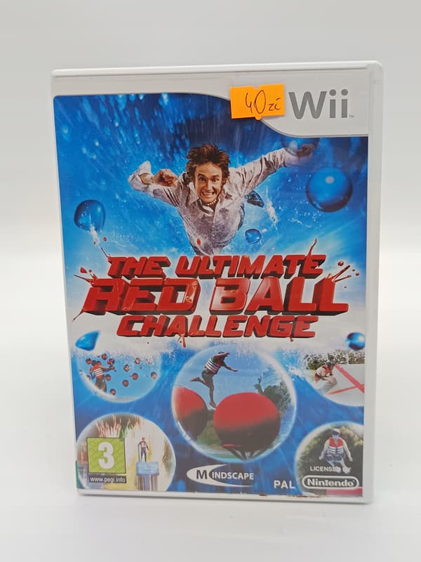 WII THE ULTIMATE RED BALL CHALLENGE Nintendo Wii boxed set