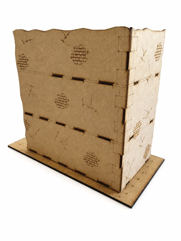 Warhammer 4000 Terrain Set (5 pieces), ruins for wargaming