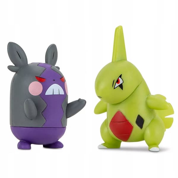 Pokémon Figure Set 38177: Larvitar + Morpeko