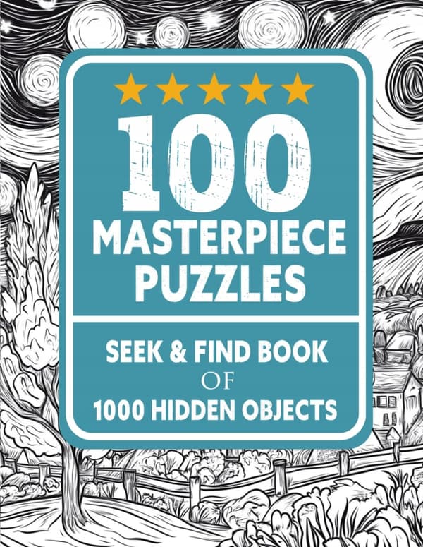 Joseph, Lori: 100 Masterpiece Puzzles Seek and Find Book: 1000 Hidden Objects