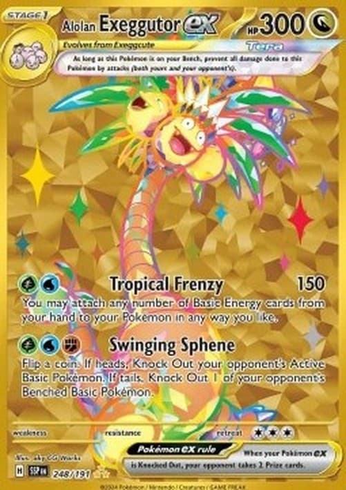 Pokemon Alolan Exeggutor ex