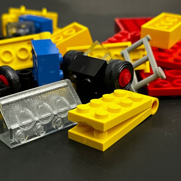 649 LEGO Truck with Excavator