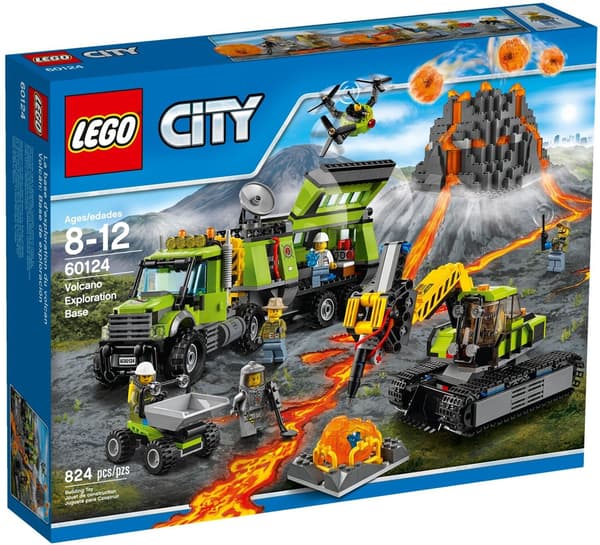 LEGO City – 60124 Volcano Research Base – New