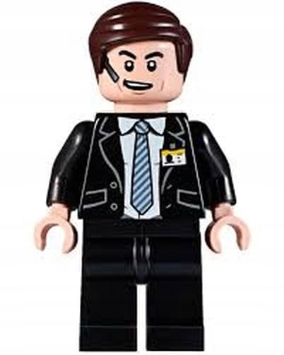 Lego @@@ AGENT COULSON + WEAPONS @@@ minifigure from set 76077