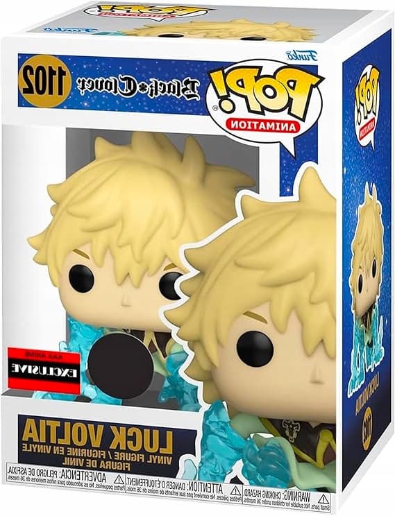 BLACK CLOVER LUCK VOLTIA LIGHTNING ARMOR GITD CHASE POP! EXCLUSIVE
