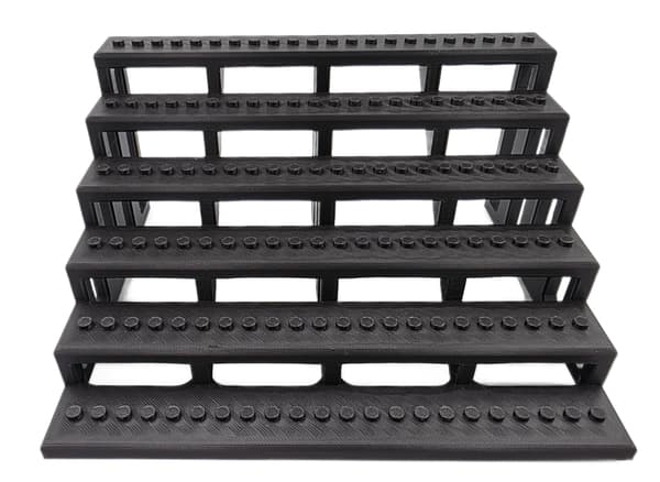 STEPPED DISPLAY STAND FOR MINIFIGURES – DISPLAY STAND FOR 36 FIGURES