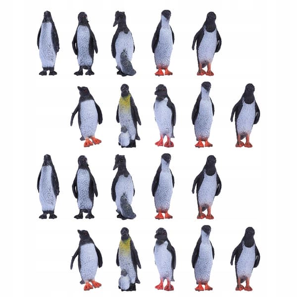 32 CREATIVE PENGUIN FIGURINES MADE FROM HIGH-QUALITY PVC