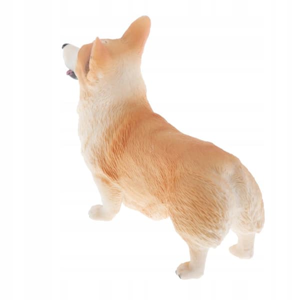 Simulation Animals Model Children’s Educational Toy Decoration, Welsh Corgi A