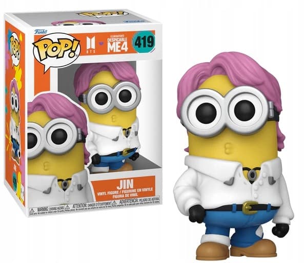 Funko Pop! Rocks Minions x BTS Jin No. 419