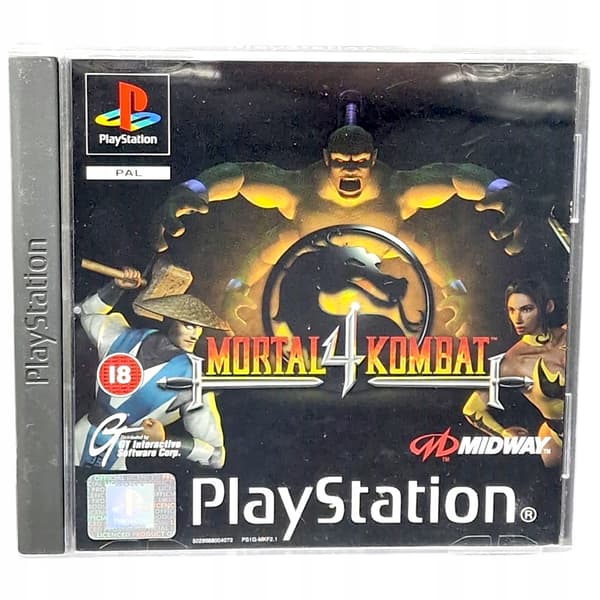 Mortal Kombat 4 for PlayStation (PSX, PS1) MK4 #1