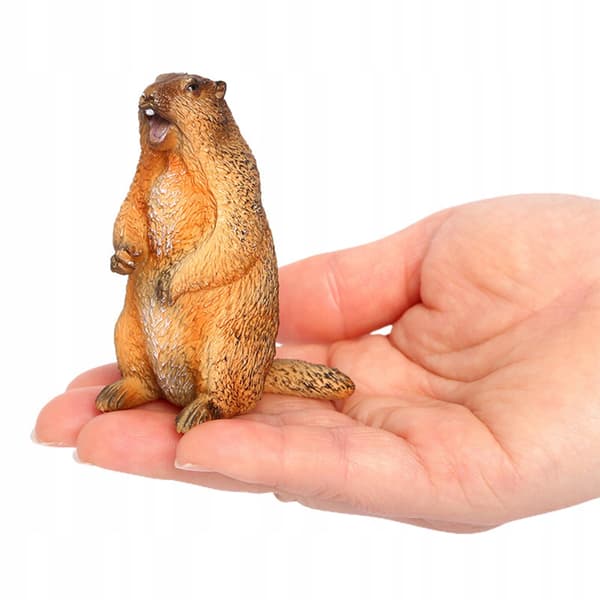 4x Marmots – Model Figures, Decorative Marmots, Desk Decorations
