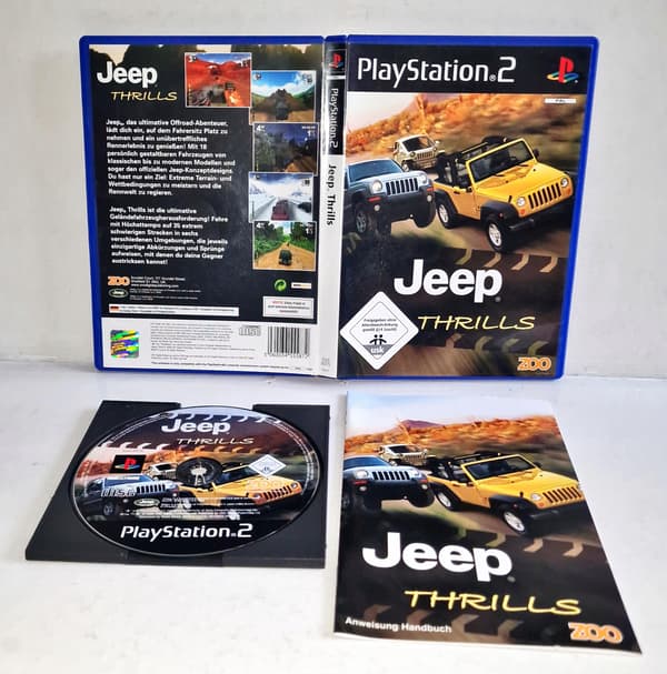 Jeep Thrills PS2 game