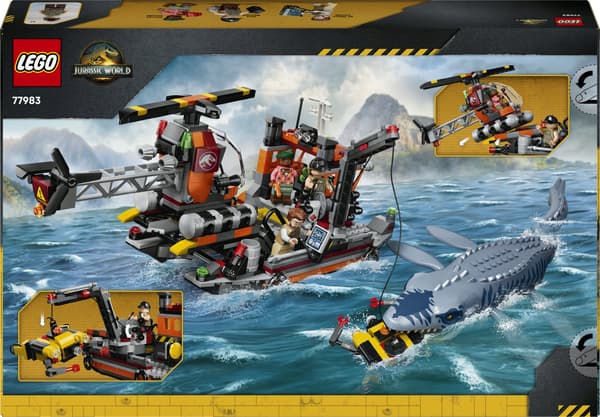 LEGO Jurassic World: Mosasaurus Attacks the Boat 77983