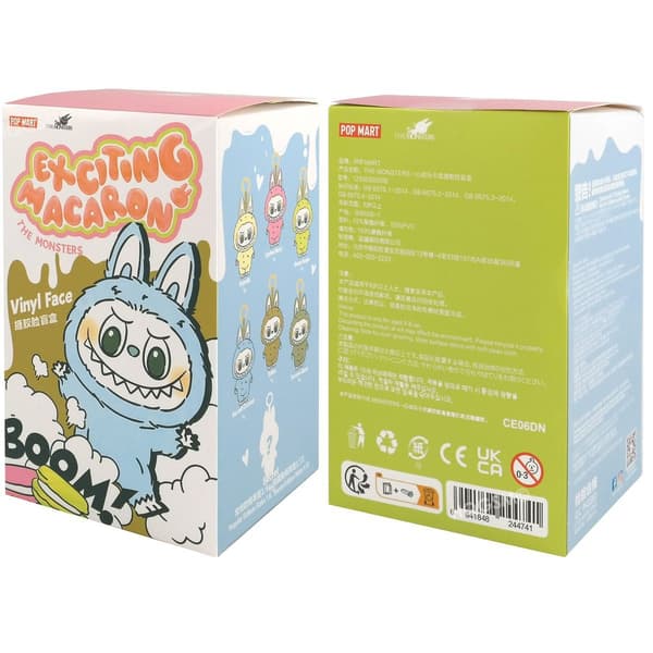 LABUBU The Monsters MASCOT – Exciting Macaron Keyrings BLIND BOX