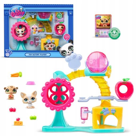 Littlest Pet Shop – Fun Factory Set + 2 figures LPS00519