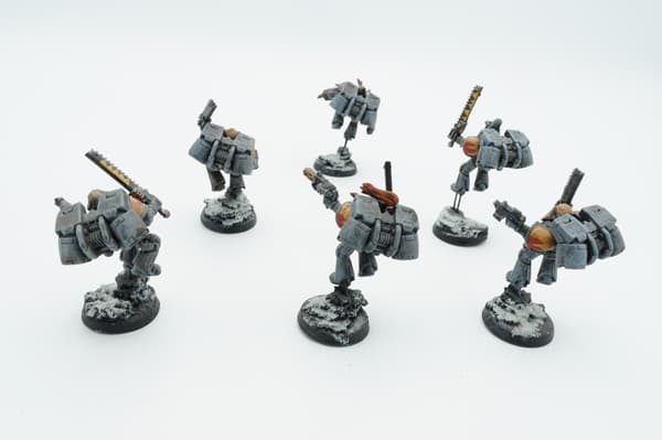 Warhammer 40k Space Wolves Assault Squad – set of 6 plastic miniatures