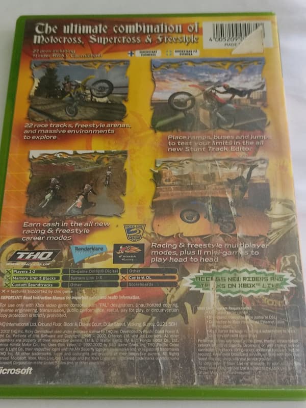 XBOX MX SUPERFLY – A MICROSOFT XBOX CLASSIC GAME