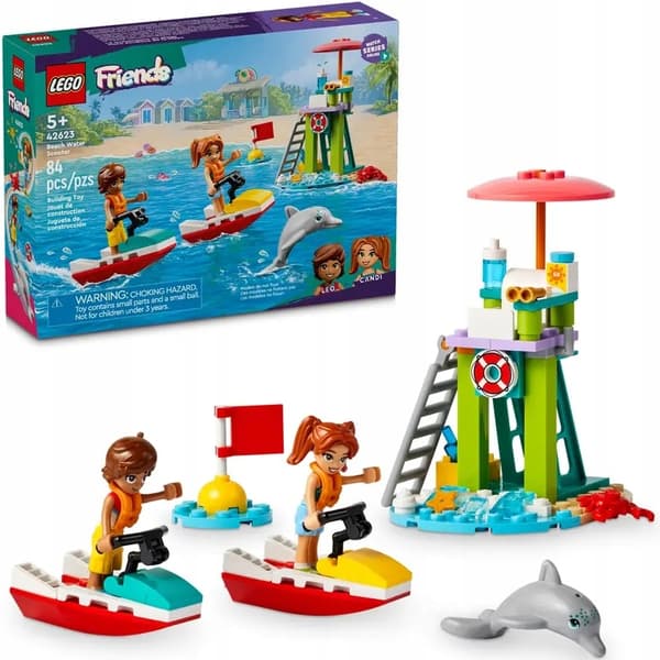 Lego Friends 84-piece Beach Jet Ski 42623
