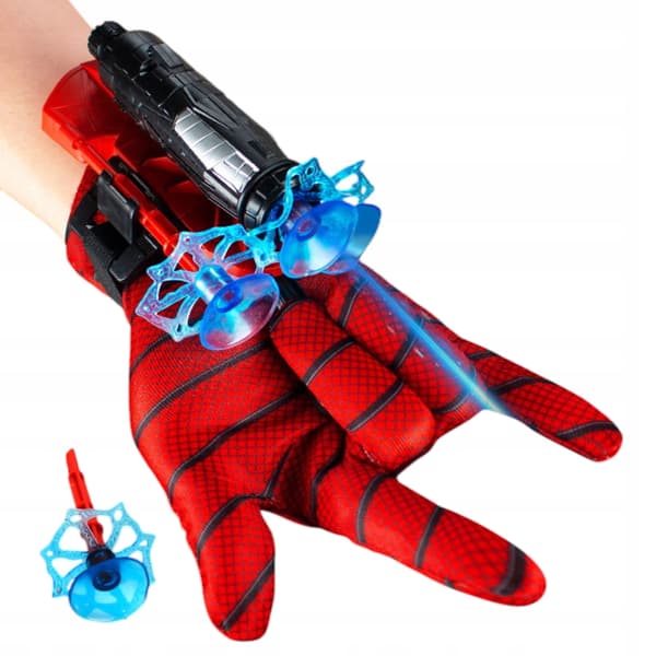 SPIDER SHOOTING GLOVE WITH PROJECTILES – 3 DARTS, SUCTION CUPS – GIFT