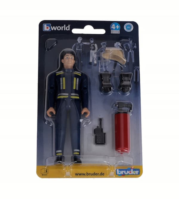 Bruder 60100 Firefighter Figure with Accessories