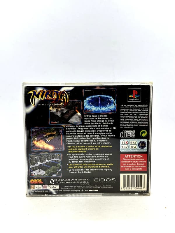Ninja: Shadow of Darkness PS1 PSX (FR)